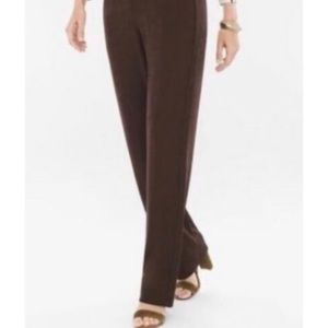 Chico's | Pants u0026 Jumpsuits | Chicos Travelers Collection Ribbed Flowy Pants  | Poshmark
